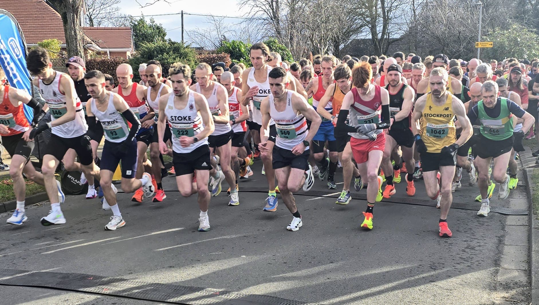 Runners at the 2025 Alsager 5